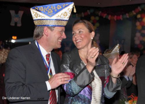 Bundesprsident Christian Wulff und seine First Lady Bettina