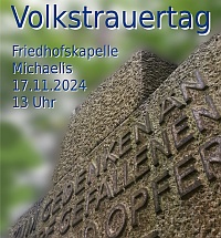 Volkstrauertag am 17. November 2024