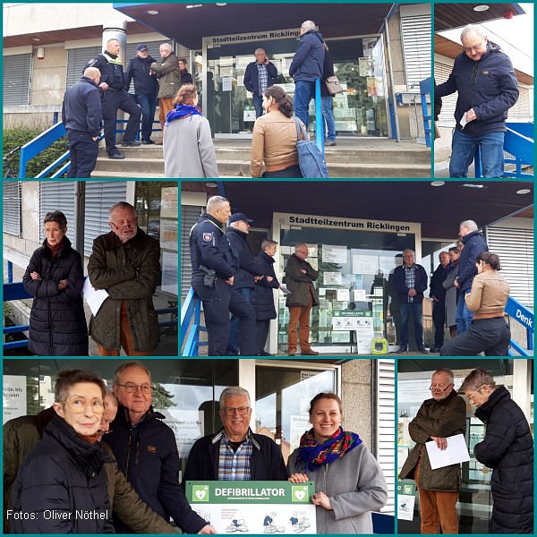 Defibrillator für das Stadtteilzentrum Ricklingen gespendet (Foto: Oliver Nöthel)